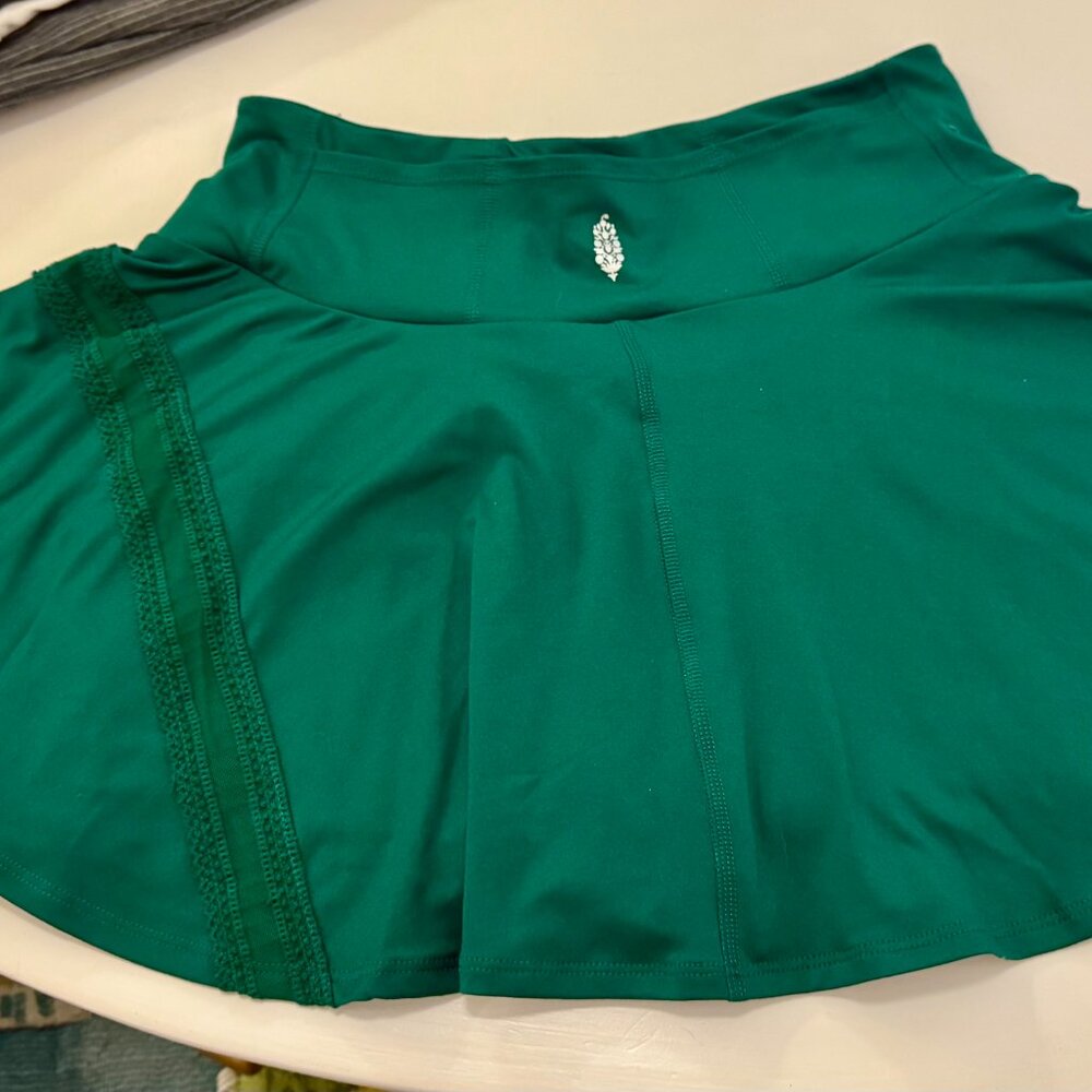 Free People Movement - Pleats And Thank You Skort - Heritage Green - Large